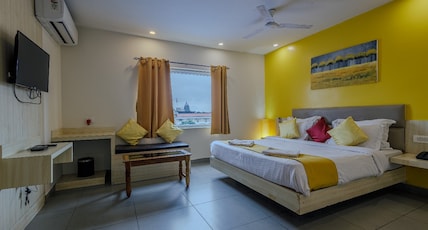 The Yellow Hotel by FESTIN Room Type - Super Deluxe King Bed (Terrace access Temple View) The Yellow Hotel by FESTIN Room Type - Super Deluxe King Bed (Terrace access Temple View)