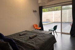 Casa Oceanus - Pool Facing Room - Ganpatipule