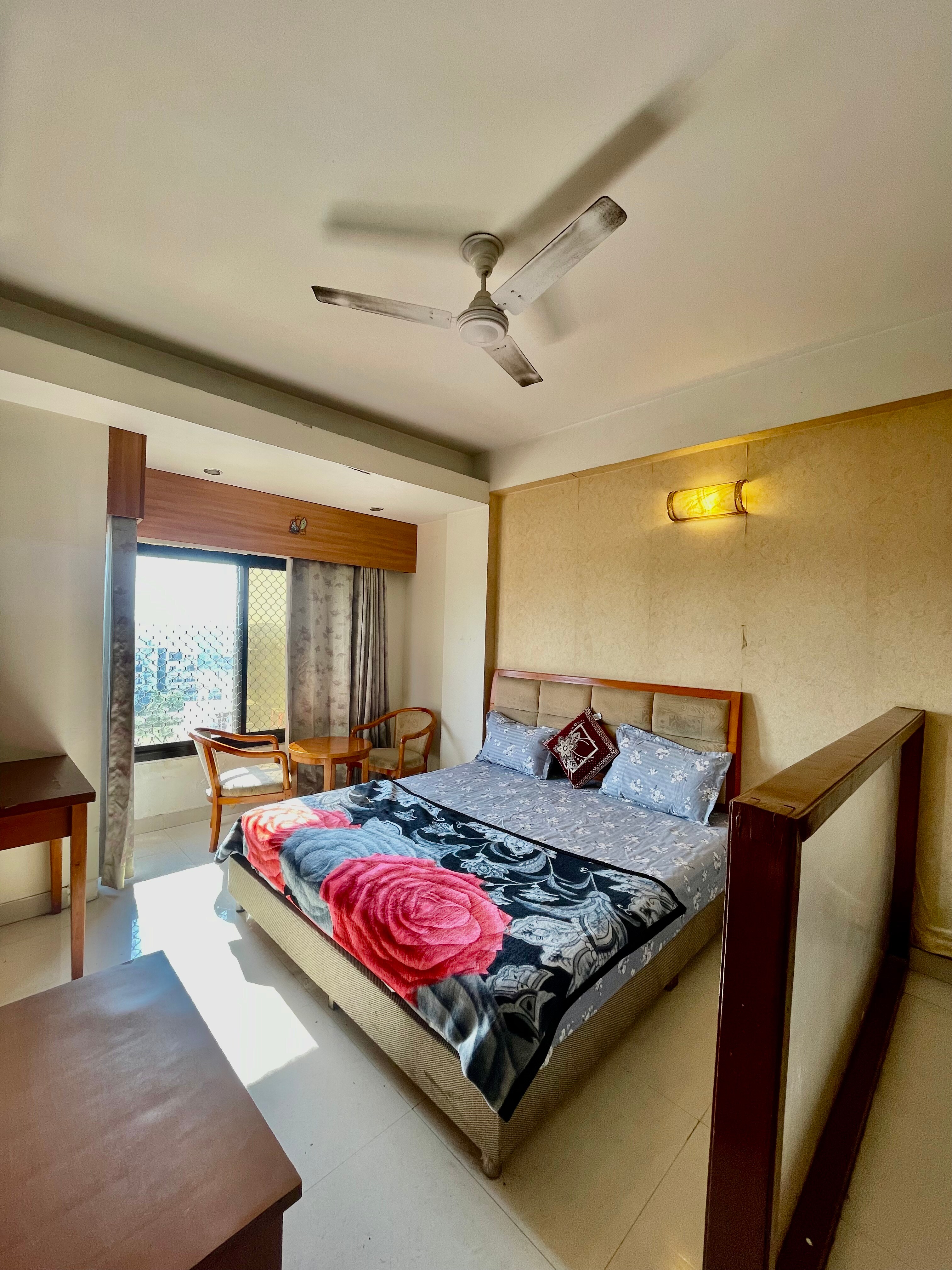 Family Cozy Stay behind Prem Mandir - Tap to explore photos