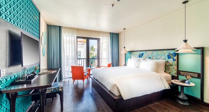 De An Hotel Room Type - Deluxe Double Room with Balcony