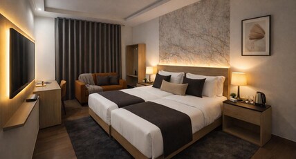 Hotel The Rise Near IGI Airport Room Type - Deluxe Twin Room