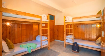 Zostel Shangarh Room Type - A Bed in a 4 Bed Female Dorm | Shared attached Washroom |