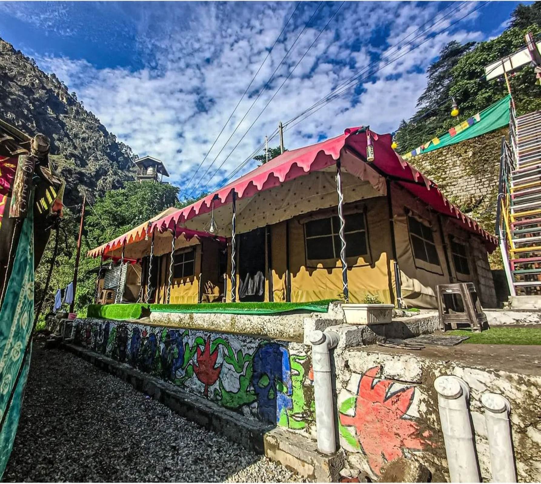 Namste Kasol Camps - Tap to explore photos