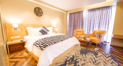 NatureVilas Sarovar Portico - Centrally Heated Room Type - Himalayan View with Balcony