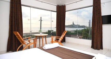 Ocean Front Room Type - AC WITH SEA AND TEMPLE VIEW