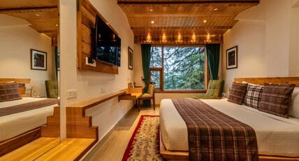 Justa Darkwood Lodge and Spa 10 mins from Mall Road Room Type - Superior Room Justa Darkwood Lodge and Spa 10 mins from Mall Road Room Type - Superior Room