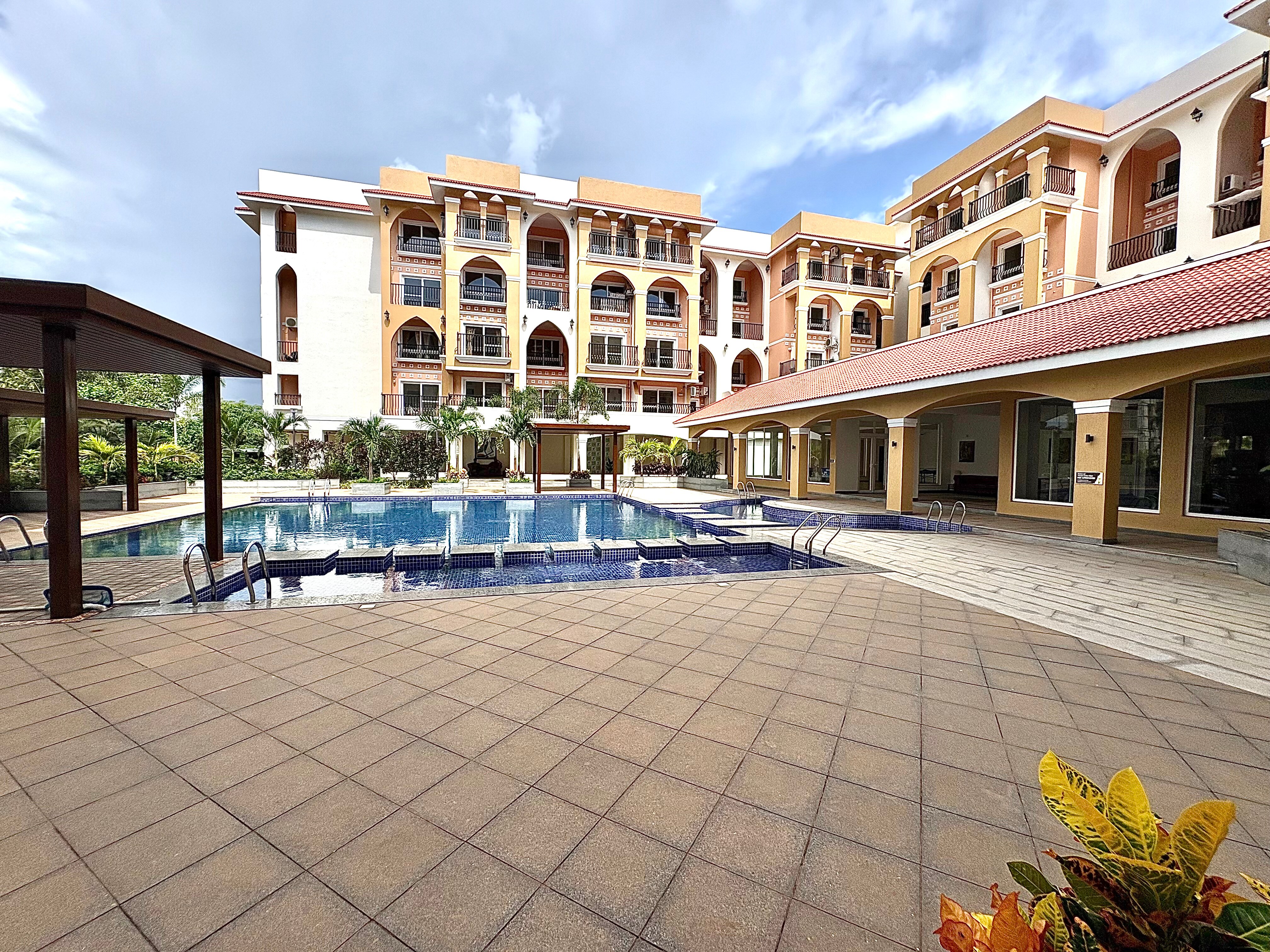 Bosque Siolim apartment B216 - Tap to explore photos