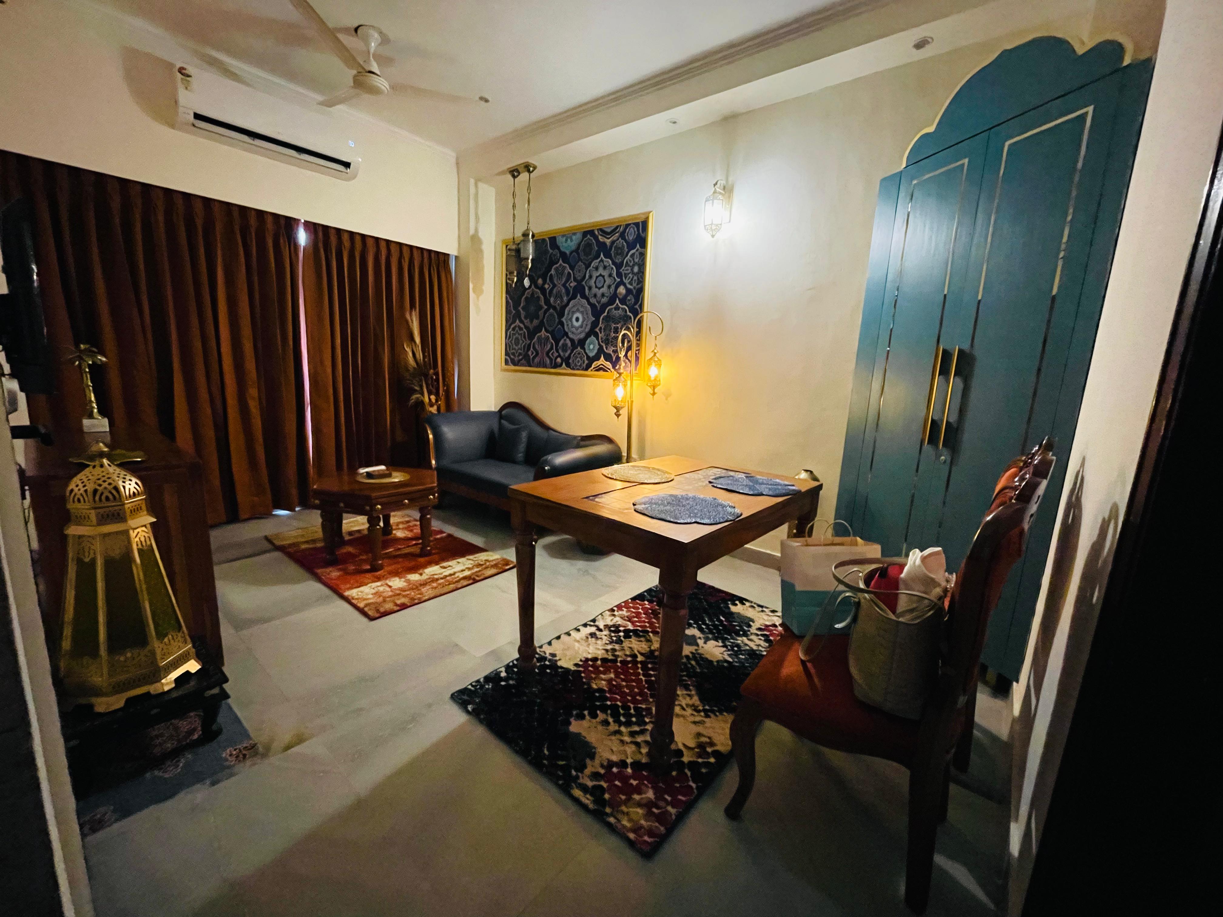 Moroccan Haven | Moroccan Design Stay in Gurgaon - Tap to explore photos
