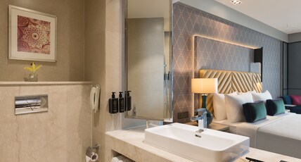 Grand Mercure Agra- an Accor Hotels Brand Room Type - Deluxe Room with 1 Double Bed with Taj View