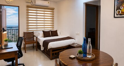 Fully furnished 1 BHK with temple view Room Type - Fully furnished 1 BHK with temple view