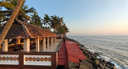 36 Palms Cherai Room Type - Heritage Wing ADJACENT COMPOUND with a sea facing deck in the compound