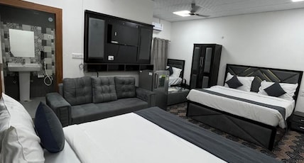 Hotel Tulsi Garden - Near Prem Mandir Vrindavan Room Type - KING FAMILY SUITE (For five Guest) Hotel Tulsi Garden - Near Prem Mandir Vrindavan Room Type - KING FAMILY SUITE (For five Guest)