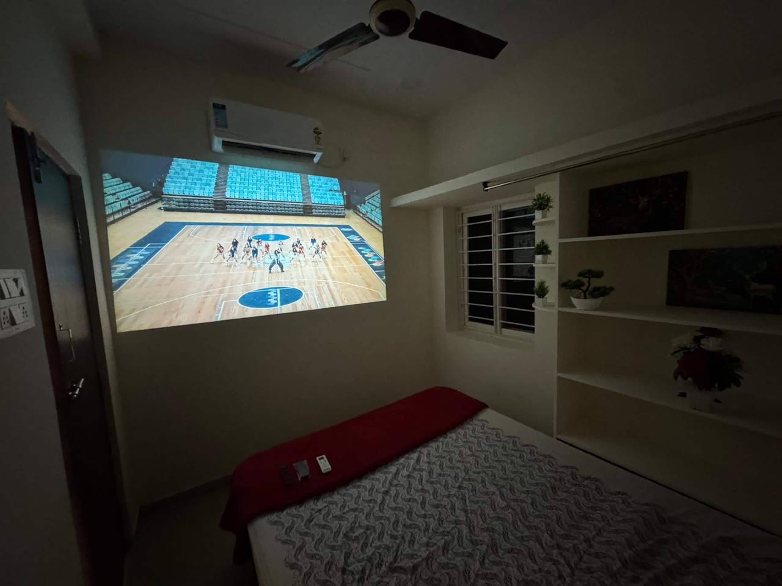 1BHK Private Flat Couple 4K Projector Kitchen - Tap to explore photos
