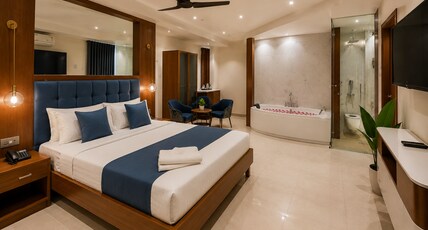 Hotel Sky Suites Room Type - Suite Room with Bathtub