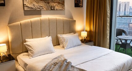 Luxury Skyline studio with Infinity pool M3M Myden Room Type - Bedroom 1