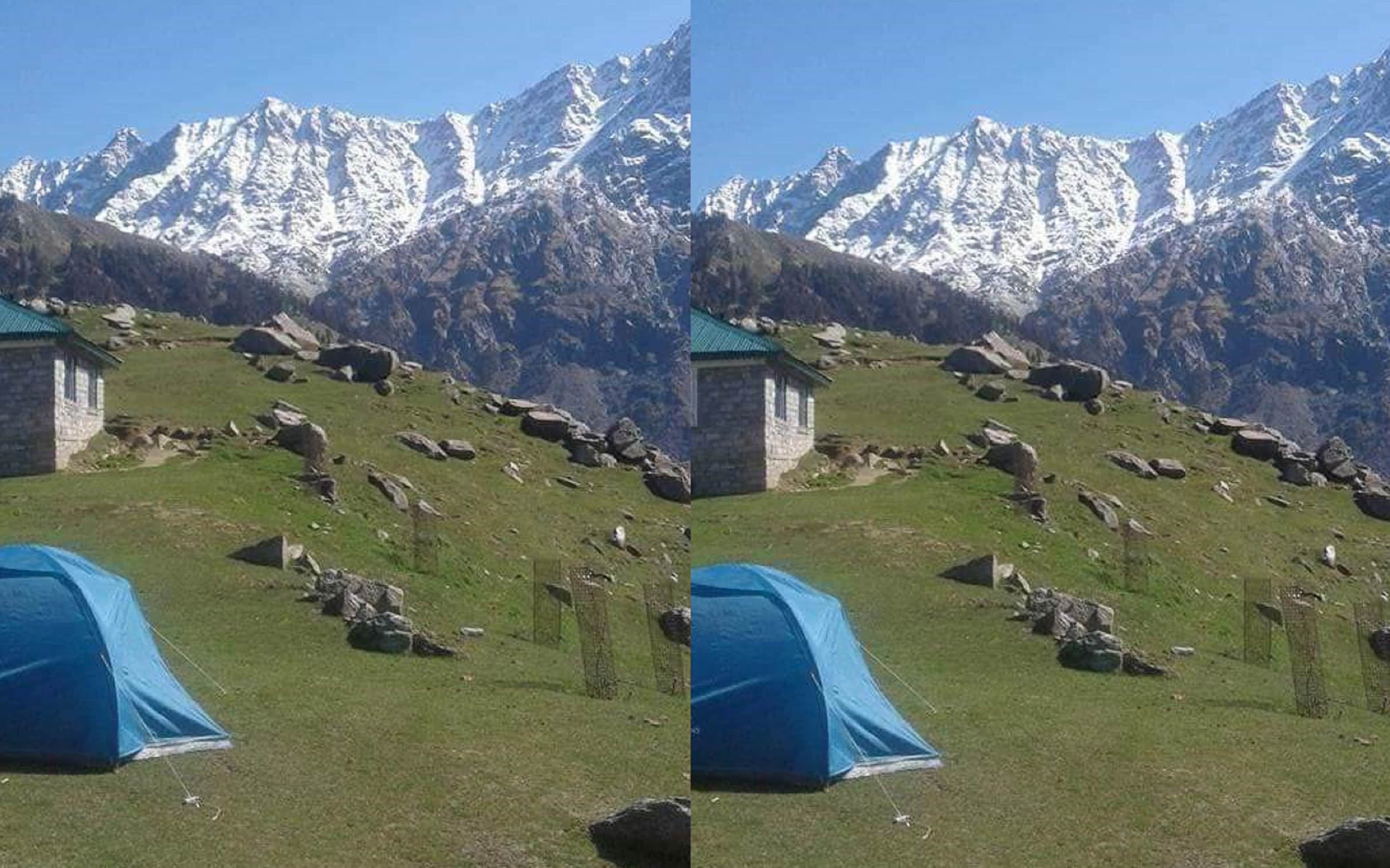 Triund Top Camping - Tap to explore photos