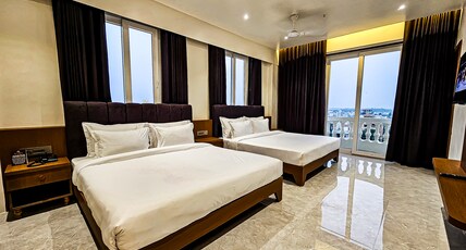 The S Crown - Pure Veg Room Type - 4 Bedded Crown Family Room with Balcony