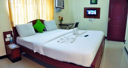 M.K Residency | Rooms in a Service Apartment Room Type - Double Occupancy with shared Living Room and Kitchen