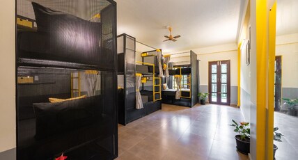 The Hosteller Coorg Rainforest, Madikeri Room Type - Bed in 6 Bed Mixed Dormitory with Balcony and Rainforest View The Hosteller Coorg Rainforest, Madikeri Room Type - Bed in 6 Bed Mixed Dormitory with Balcony and Rainforest View