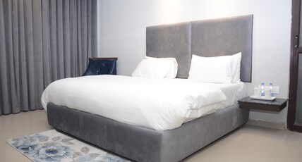 Hotel Van Durga Katra (10 mins Drive from Helipad) Room Type - Deluxe Family Villa with two bedrooms with attached baths and common Living Room with view of Divine