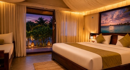 LION PARK HOTEL AND RESORT Room Type - Luxury AC Tent (Pool View & Sitout) LION PARK HOTEL AND RESORT Room Type - Luxury AC Tent (Pool View & Sitout)