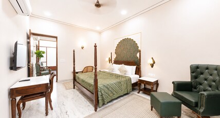 Dera Jaipur - Luxury Heritage Stays in Bani Park, Jaipur Room Type - Premium Luxury Suite Dera Jaipur - Luxury Heritage Stays in Bani Park, Jaipur Room Type - Premium Luxury Suite