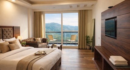 Hotel Chail Residency Room Type - Super Deluxe Room with Private Balcony (Valley View)