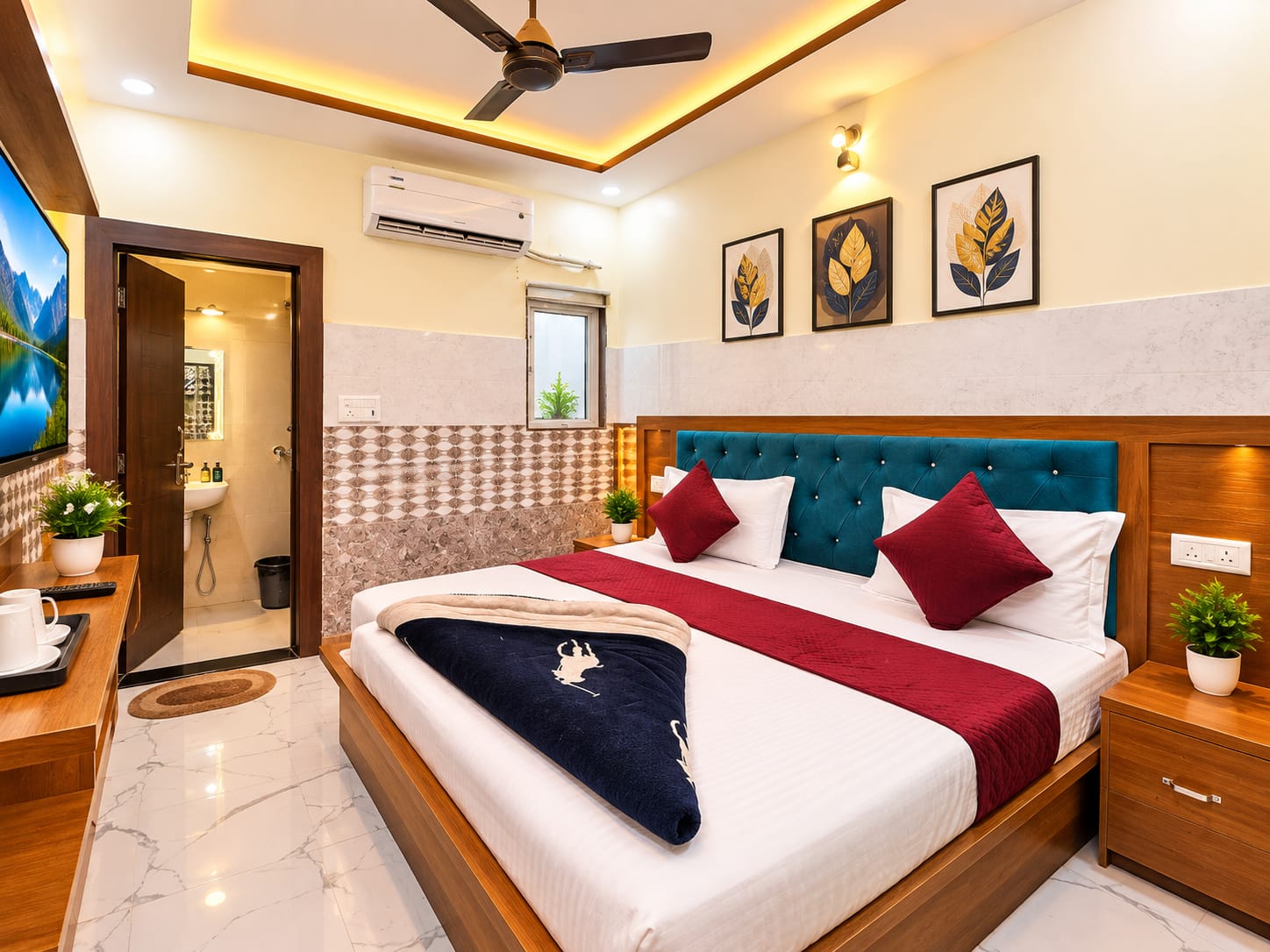 Hotel Gayatri Dham Near Prem Mandir - Tap to explore photos