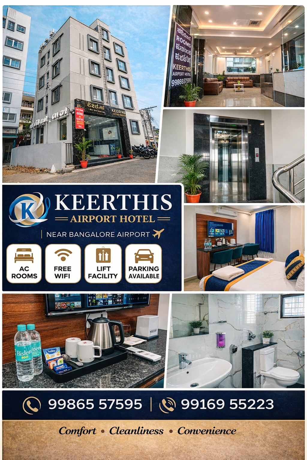 Keerthis Elite - Airport Hotel Bangalore - Tap to explore photos