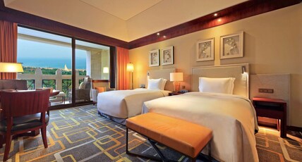Hilton Qingdao Golden Beach Room Type - TWIN GUEST ROOM-OCEAN VIEW Hilton Qingdao Golden Beach Room Type - TWIN GUEST ROOM-OCEAN VIEW