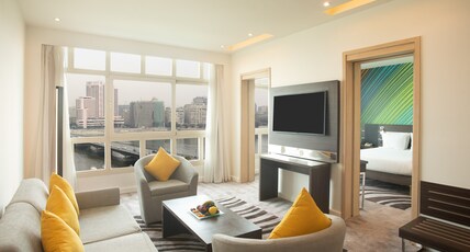 Novotel Cairo El Borg Room Type - Superior Suite with 1 double bed and sofa River Side Novotel Cairo El Borg Room Type - Superior Suite with 1 double bed and sofa River Side