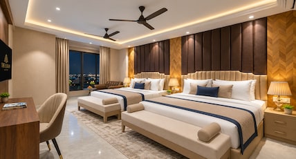 Hotel Luxury Stay Delhi Airport Room Type - Two Double Bed Family Suite Room with One Way Airport Transfer Hotel Luxury Stay Delhi Airport Room Type - Two Double Bed Family Suite Room with One Way Airport Transfer