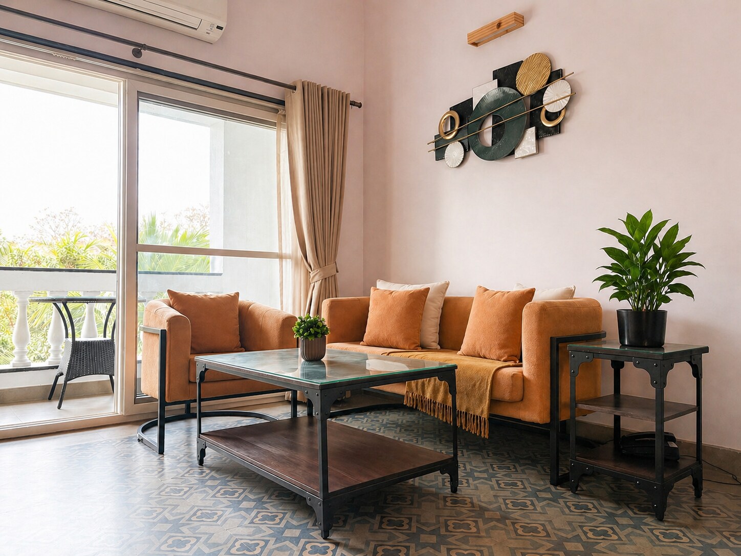 ARA (302) - Bright 2BHK with Two Balconies, Pool Access - Tap to explore photos