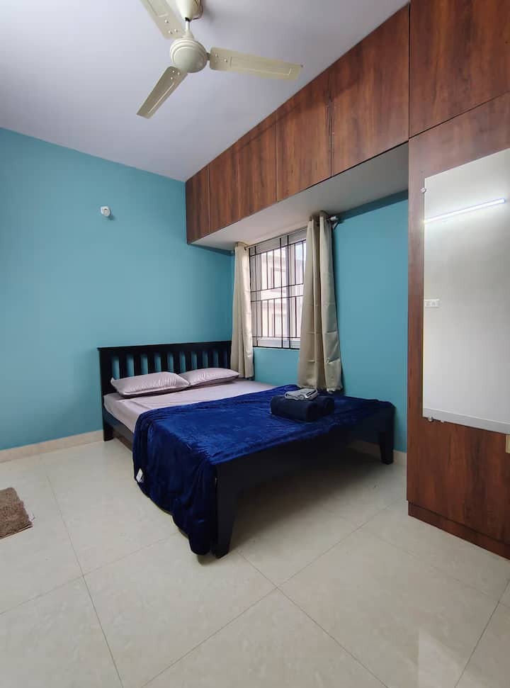 Mellow Homes | Entire 1BHK Apartment At Whitefield With Workdesk - Tap to explore photos