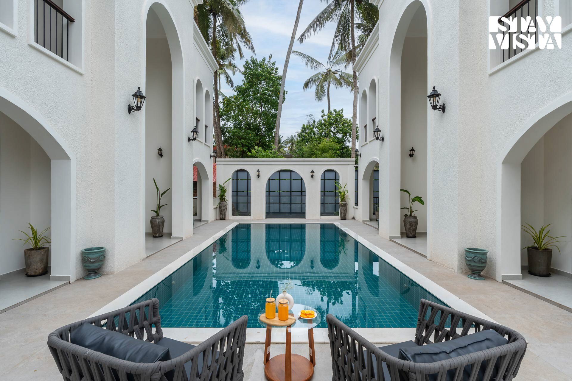 StayVista at Roze Home w/ Open Terrace, Pool & Pet Friendly - Tap to explore photos
