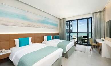 Wyndham Garden Ajman Corniche Room Type - Standard Twin Room Seaview - Non Smoking