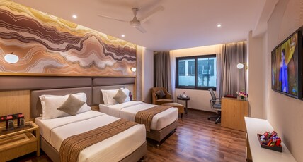 Lords Plaza Surat Room Type - Club Twin Bed