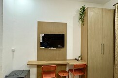 Address of Cozy Studio with Skyline Balcony