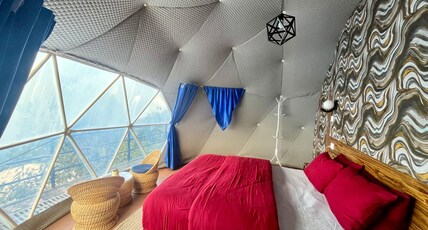 Glamp-Inn || The Camping Cabin || Room Type - Deluxe Dome || The Luxury Camping Cabin ||