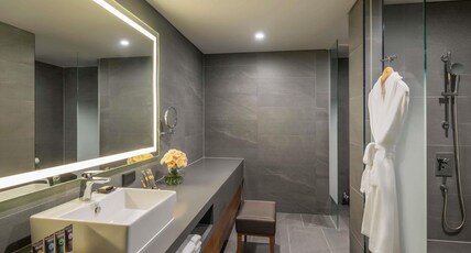 NOVOTEL AMBASSADOR DONGDAEMUN Room Type - Residence Deluxe Room with 3 single beds NOVOTEL AMBASSADOR DONGDAEMUN Room Type - Residence Deluxe Room with 3 single beds
