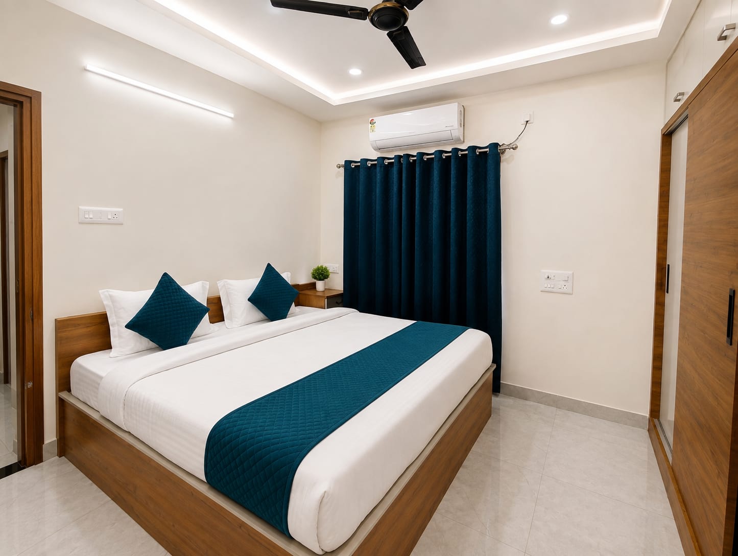 KB's Stay - The IRIS 2BHK 201 - Tap to explore photos
