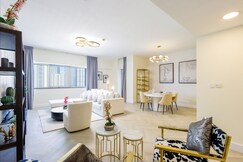 ELIVAAS Curated Burj Khalifa View 2BR Spacious Apartment