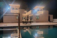 Green valley farm house