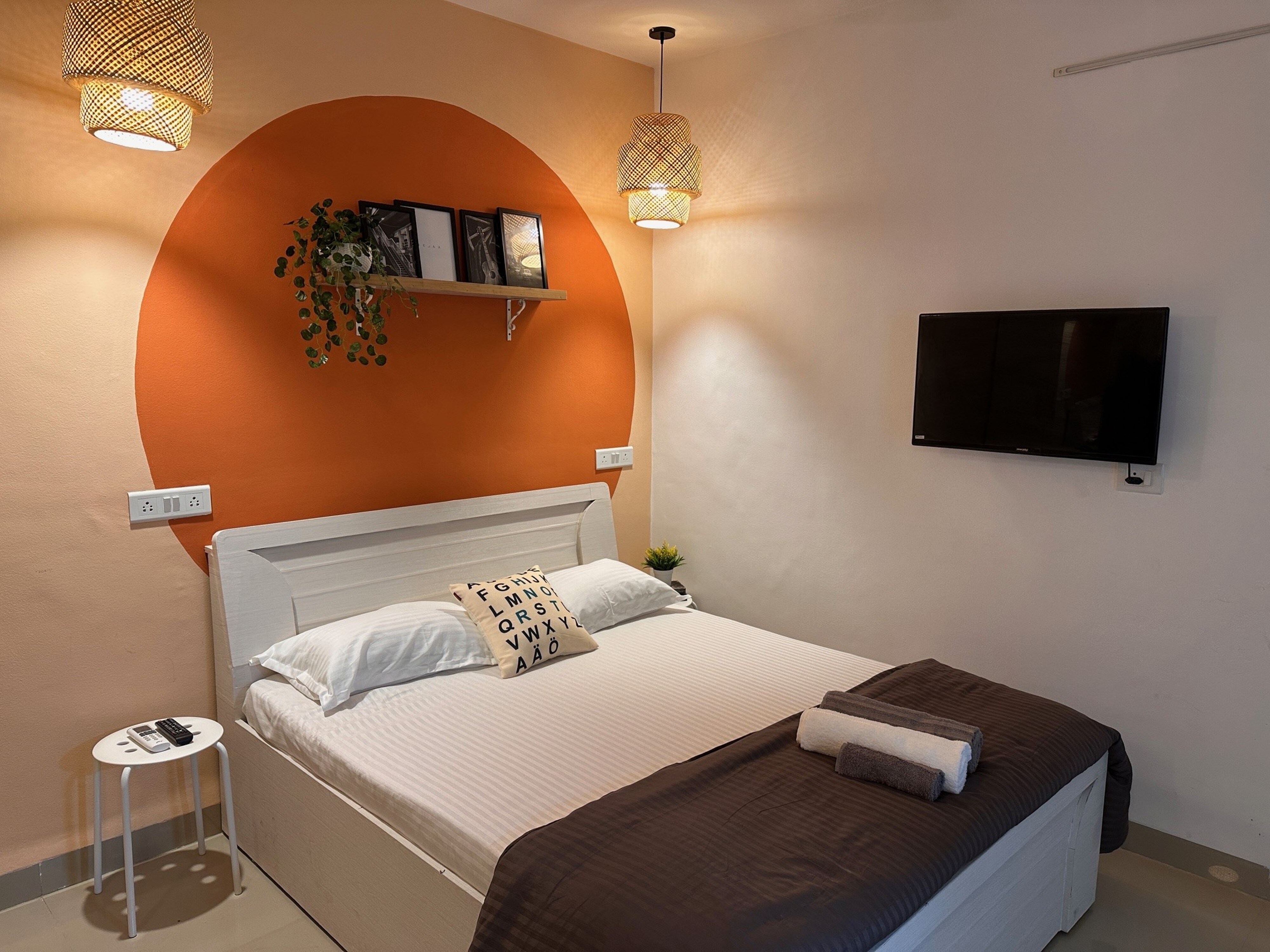 The Arch Private Studio Room Koregaon Park | AC Smart TV Wifi - Tap to explore photos