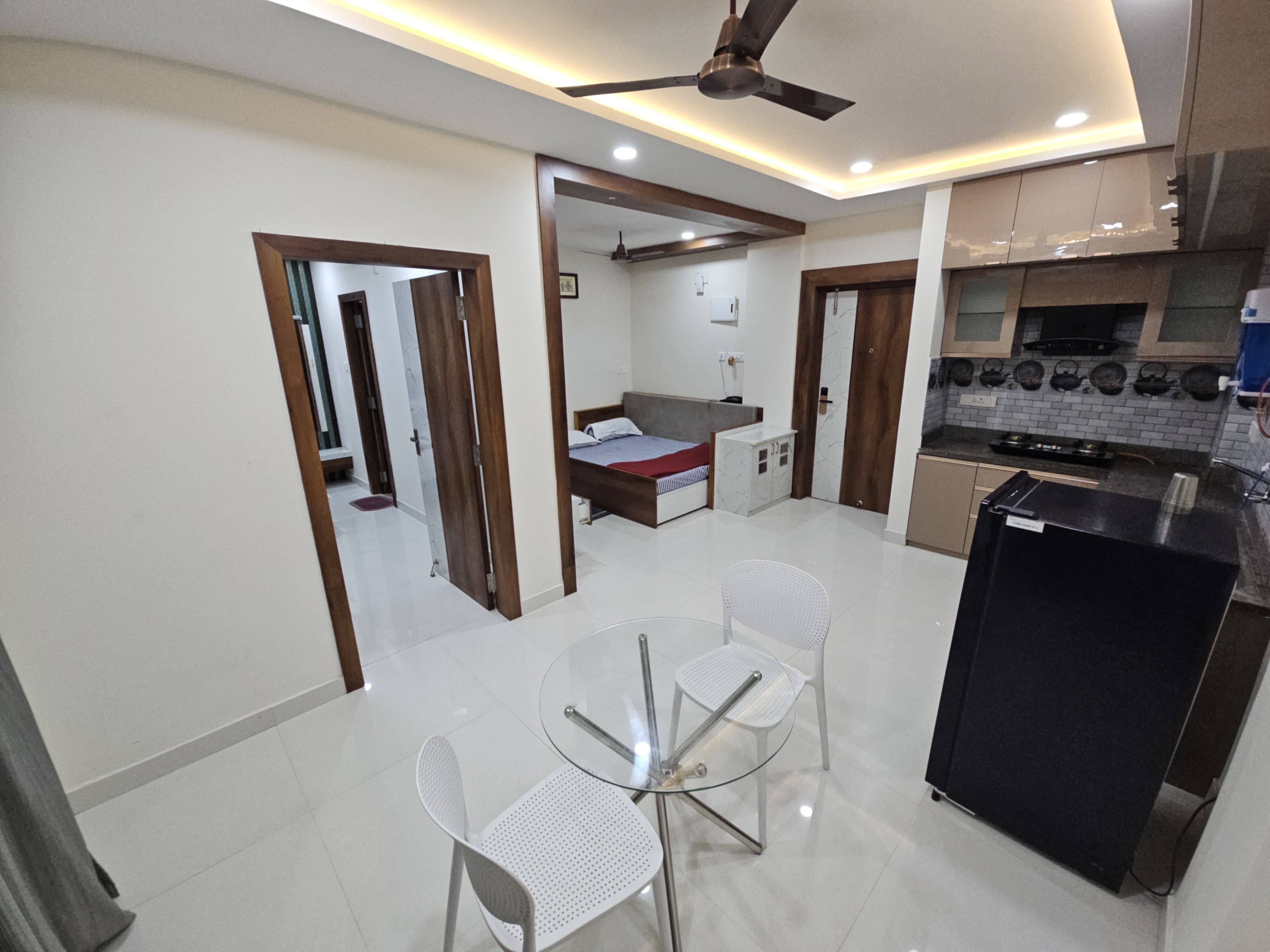 The Luxe Abode || Entire 1BHK Apartments with Attached Kitchen || - Tap to explore photos