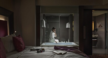 Novotel Yangon Max Room Type - Luxurious Executive Suite Room with Separate living area, Sofa, Bath tub and Rain Shower