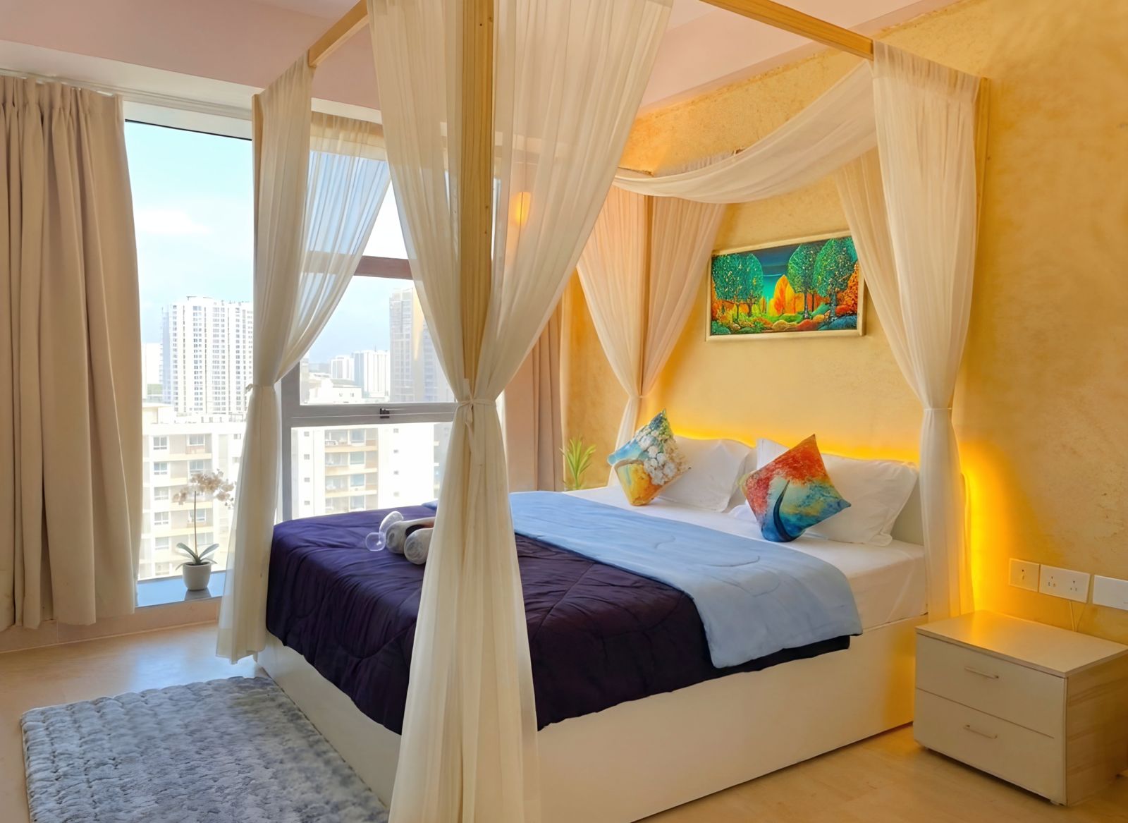 1Bhk Suite with balcony and pool view - Tap to explore photos
