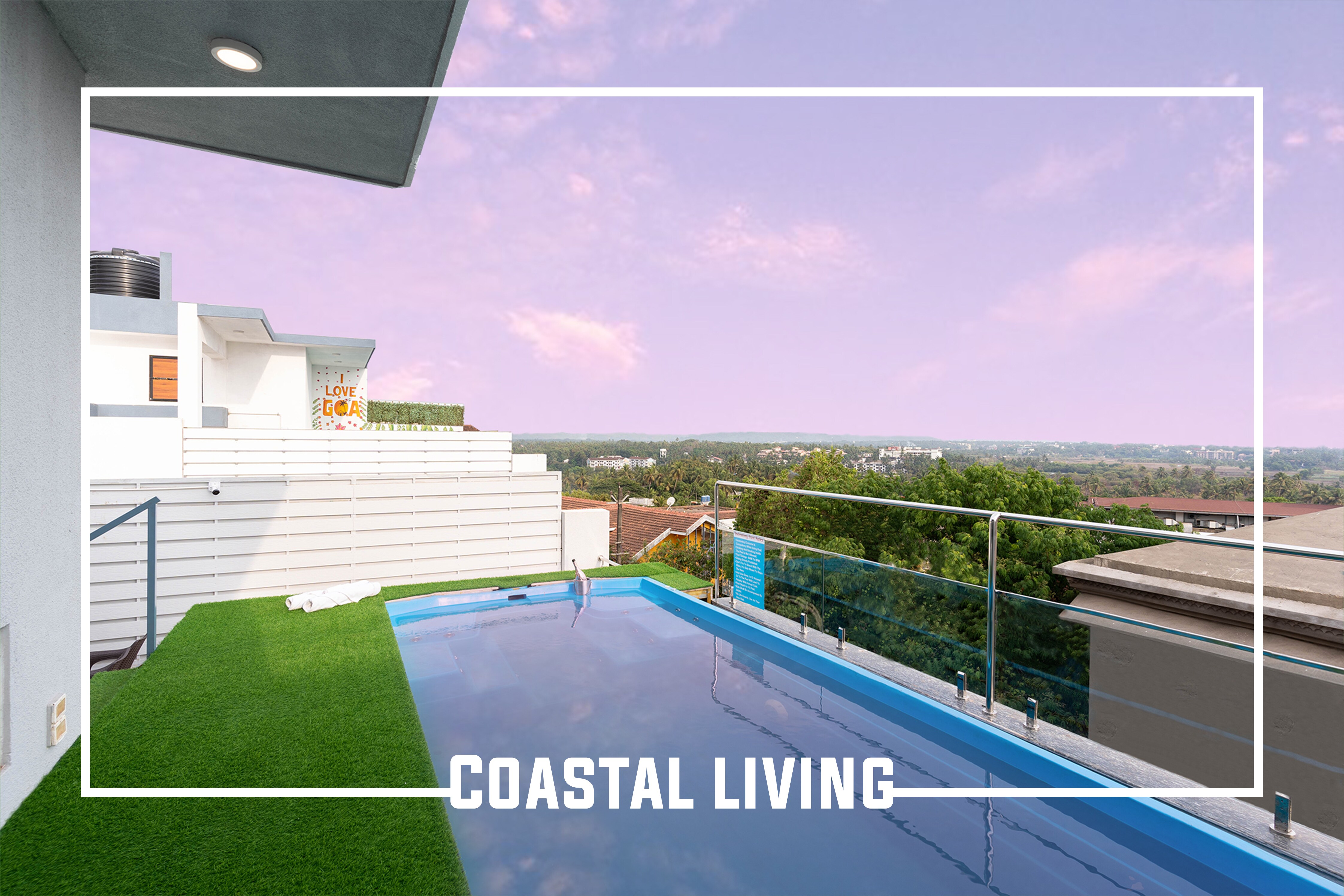 Coastal Living - Baga Breeze - 5BHK Rooftop Private Pool Villa, Baga, Goa - Tap to explore photos