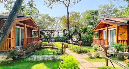 Trideus Riviera-Riverside Resort, Candolim,Goa Room Type - Garden Chalet with Balcony & Bath Tub — Garden-Facing Trideus Riviera-Riverside Resort, Candolim,Goa Room Type - Garden Chalet with Balcony & Bath Tub — Garden-Facing