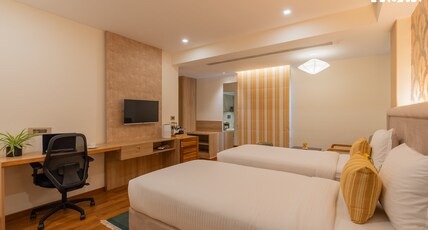 Fernwood, Part of StayVista || Hebbal Bengaluru Room Type - Executive Twin Rooms